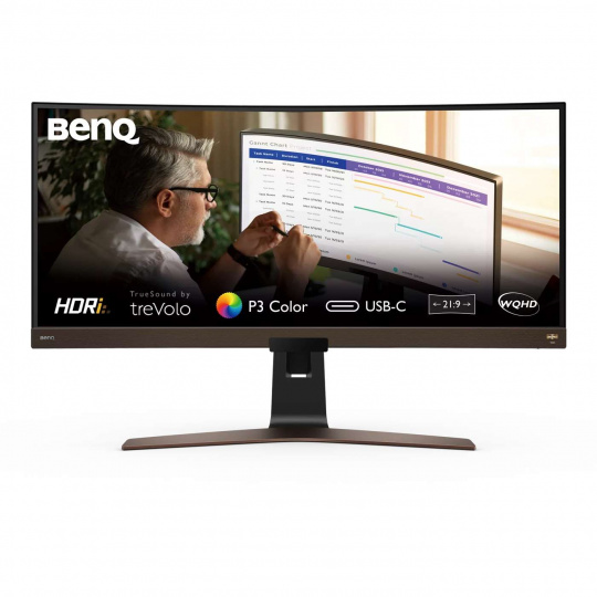 BENQ MT LCD  38" EW3880R ,IPS, 3840x1600,350 nits,1000:1,4ms GTG,HDMI,DP/USB type C, repro,VESA,cable:HDMI,Glossy Black