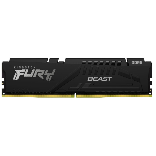 KINGSTON DIMM DDR5 16GB 6800MT/s CL34 ECC FURY Beast XMP Černá