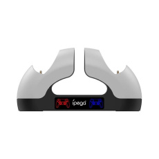 iPega PG-P5008 dokovací stanice Double Charger pro gamepady PS 5, bílý iPega PG-P5008 dokovací stanice Double Charger pro gamepady PS 5, bílý