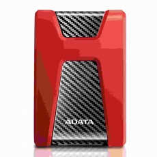 ADATA Externí HDD 2TB 2,5" USB 3.1 DashDrive Durable HD650, červený (gumový, nárazu odolný)