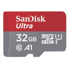 SanDisk MicroSDHC karta 128GB Ultra (120MB/s, A1 Class 10 UHS-I ) + adaptér SanDisk MicroSDHC karta 128GB Ultra (120MB/s, A1 Class 10 UHS-I ) + adaptér