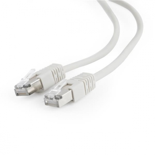 GEMBIRD kabel patchcord CAT5e FTP 7m stíněný, šedý