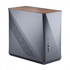 FRACTAL DESIGN skříň Era ITX, USB 3.1 Type-C, 2x USB 3.0, titan šedá, sv.dřevo, bez zdroje FRACTAL DESIGN skříň Era ITX, USB 3.1 Type-C, 2x USB 3.0, titan šedá, sv.dřevo, bez zdroje