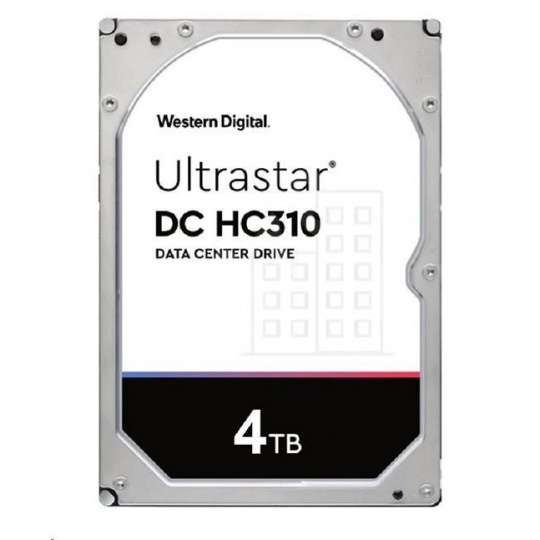 Western Digital Ultrastar® HDD 4TB (HUS726T4TALE6L4) DC HC310 3.5in 26.1MM 256MB 7200RPM SATA 512E SE (GOLD )