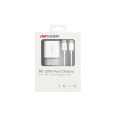 HIKVISION kabel USB-C + adaptér USB-C Fast Charging, 20W, 1m