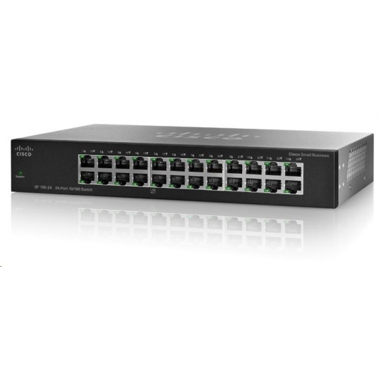 Cisco switch SF110-24-RF, 24x10/100, REFRESH