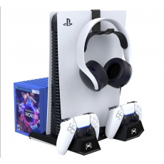 iPega nabíjecí stanice s chlazením P5023 pro PS5, černá iPega nabíjecí stanice s chlazením P5023 pro PS5, černá