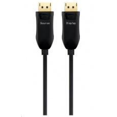 PREMIUMCORD Optický DisplayPort 1.4 přípojný kabel M/M, zlacené konekt. 25m PREMIUMCORD Optický DisplayPort 1.4 přípojný kabel M/M, zlacené konekt. 25m