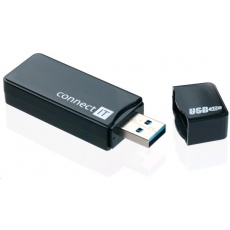 CONNECT IT Čtečka paměťových karet USB 3.0 GEAR černá