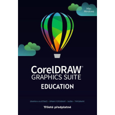 CorelDRAW Graphics Suite Edu 3 roky pronájmu licence (5-50) (Windows/MAC) EN/FR/DE/IT/SP/BP/NL/CZ/PL