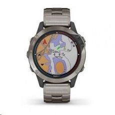 Garmin GPS sportovní hodinky quatix6 PRO Sapphire, Titanium, Titanium band Garmin GPS sportovní hodinky quatix6 PRO Sapphire, Titanium, Titanium band