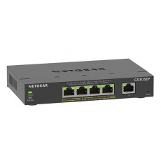 Netgear GS305EP 5-port Gigabit Plus Poe Switch, 4 porty jsou PoE, PoE budget 63W Netgear GS305EP 5-port Gigabit Plus Poe Switch, 4 porty jsou PoE, PoE budget 63W