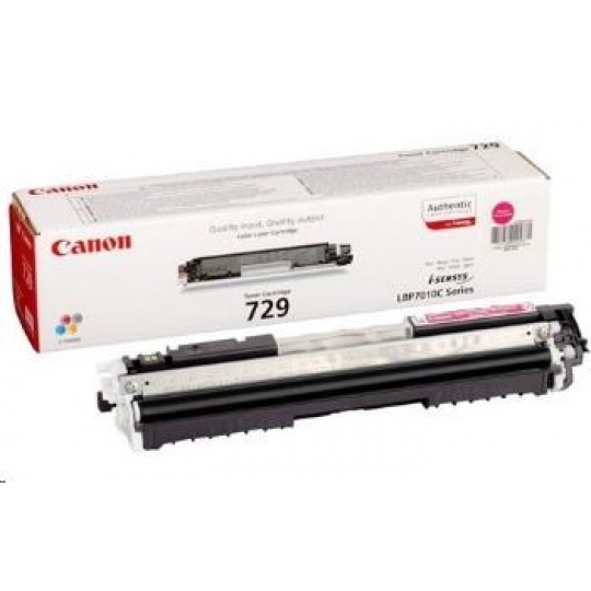 Canon TONER CRG-729M purpurový pro i-Sensys LBP7010C , LBP7010C, LBP7018C (1 000 str.)