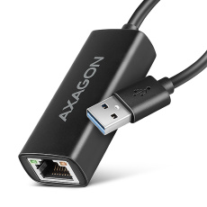 AXAGON ADE-AR, USB-A 3.2 Gen 1 - Gigabit Ethernet síťová karta, Realtek 8153, auto instal