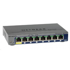 Rozbaleno - Netgear GS108T v3 ProSafe 8-port Gigabit Smart Switch, lze jej napájet i přes port 1 (802.3af PoE-PD), bazar Rozbaleno - Netgear GS108T v3 ProSafe 8-port Gigabit Smart Switch, lze jej napájet i přes port 1 (802.3af PoE-PD), bazar