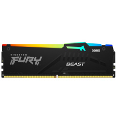 KINGSTON DIMM DDR5 64GB (Kit of 4) 6000MT/s CL40 FURY Beast RGB XMP KINGSTON DIMM DDR5 64GB (Kit of 4) 6000MT/s CL40 FURY Beast RGB XMP