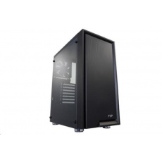 Fortron skříň Midi Tower CMT140 Black, průhledná bočnice Fortron skříň Midi Tower CMT140 Black, průhledná bočnice