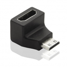 PremiumCord adaptér Mini HDMI C - HDMI (M/F), zahnutý 90° PremiumCord adaptér Mini HDMI C - HDMI (M/F), zahnutý 90°