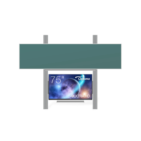 OPTOMA EKOTAB Pylon 290 s přední tabulí ŠKOL K 400x100 pro LCD 75" Optoma 5752RK