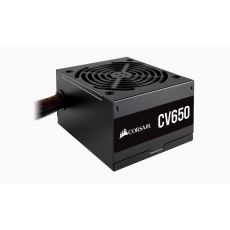 CORSAIR zdroj, CV650 80+ Bronze, 120mm ventilátor (ATX, 650W), ventilátor dual EPS CORSAIR zdroj, CV650 80+ Bronze, 120mm ventilátor (ATX, 650W), ventilátor dual EPS