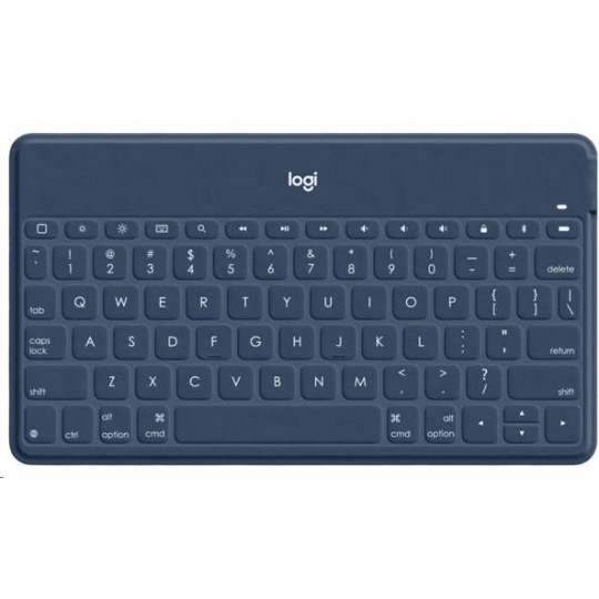 Logitech Bluetooth Keyboard Folio Keys-To-Go, UK - International, Classic Blue, Apple