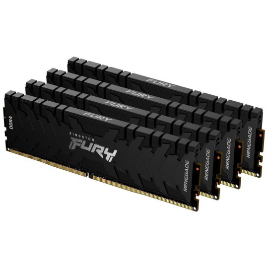 KINGSTON DIMM DDR4 32GB (Kit of 4) 3200MT/s CL16 FURY Renegade Černá