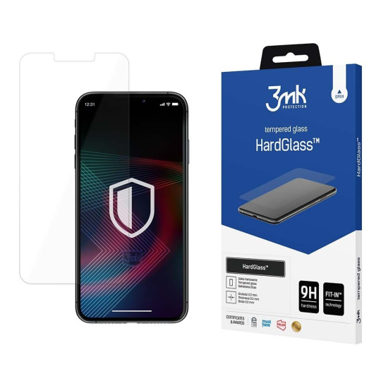 3mk tvrzené sklo HardGlass pro Apple iPhone 13 / 13 Pro / 14, černá