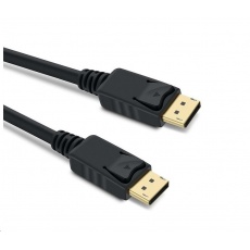 PREMIUMCORD Kabel DisplayPort 1.4 přípojný kabel M/M, zlacené konektory, 2m