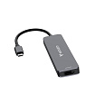 VERBATIM Dokovací stanice USB-C, 6v1, HDMI, USB-C PD, USB 3.0, USB 2.0, SD a microSD, šedá