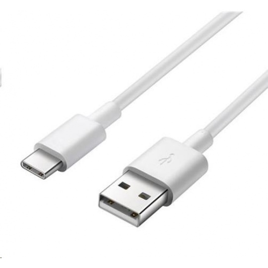 PremiumCord Kabel USB 3.1 C/M - USB 2.0 A/M, rychlé nabíjení proudem 3A, 1m, bílá