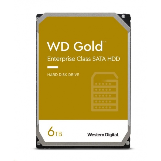 WD GOLD WD6003FRYZ 6TB SATA/ 6Gb/s 256MB cache 7200 ot., CMR, Enterprise