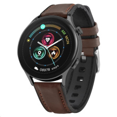 Garett Smartwatch Men Elegance RT tmavě hnědá kůže Garett Smartwatch Men Elegance RT tmavě hnědá kůže