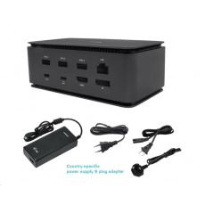 i-tec USB4 Metal Docking station Dual 4K HDMI DP with Power Delivery 80 W + Univ.Charg. 112W