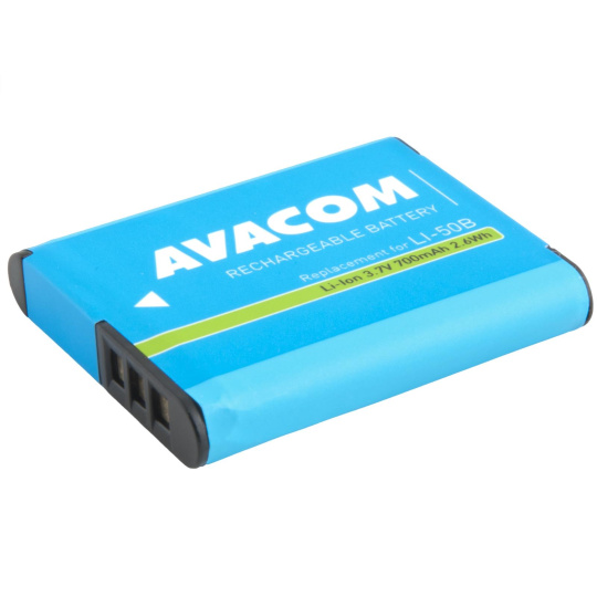 AVACOM náhradní baterie Olympus Li-50B Li-Ion 3.7V 700mAh 2.6Wh