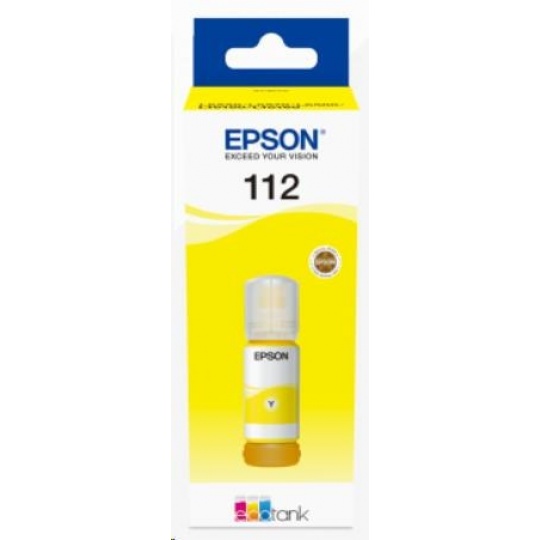 EPSON ink bar 112 EcoTank Pigment Yellow ink bottle