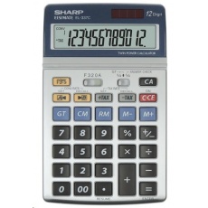 SHARP kalkulačka - EL337C - stříbrná SHARP kalkulačka - EL337C - stříbrná