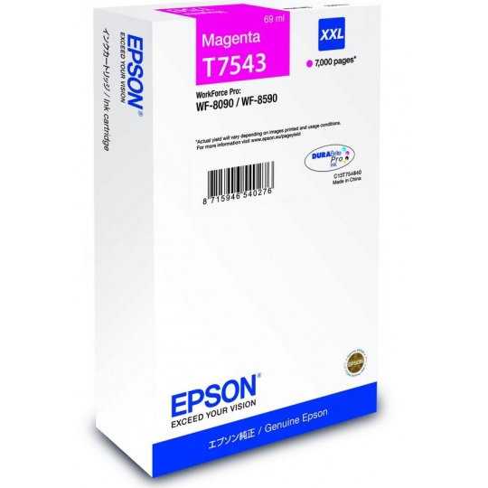 EPSON Ink bar WF-8xxx Series Ink Cartridge XXL Magenta - 7000str. (69 ml)