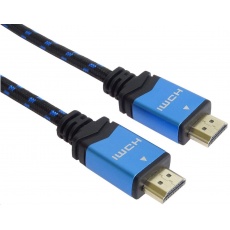 PremiumCord Ultra HDTV 4K@60Hz kabel HDMI 2.0b kovové+zlacené konektory 3m PremiumCord Ultra HDTV 4K@60Hz kabel HDMI 2.0b kovové+zlacené konektory 3m