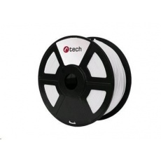 C-TECH Tisková struna (filament) ABS, 1,75mm, 1kg, bílá C-TECH Tisková struna (filament) ABS, 1,75mm, 1kg, bílá