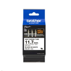 BROTHER smršťovací bužírka - HSE-231E bílá pro E300VP H300 H500 E550 P700 P750 D800 P900 P950 - 11,2 / 2,1-7mm / 3:1