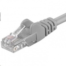 PREMIUMCORD Patch kabel UTP RJ45-RJ45 CAT5e 10m šedá PREMIUMCORD Patch kabel UTP RJ45-RJ45 CAT5e 10m šedá