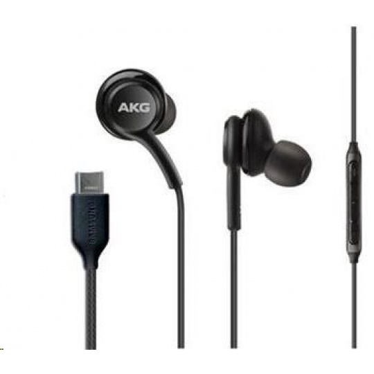 Samsung stereo sluchátka EO-IC100BBE, USB-C, černá