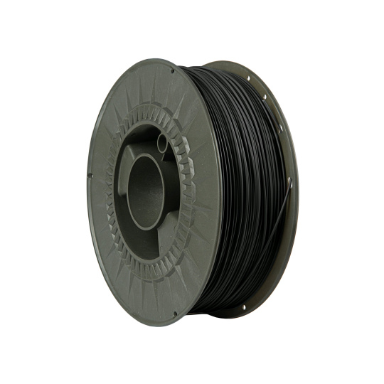 C-TECH Tisková struna (filament) ESSENTIAL LINE, PLA, černá, 1,75mm, 1kg