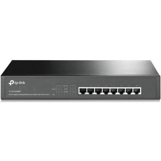 TP-Link switch TL-SG1008MP (8xGbE, 8x PoE+, 153W)