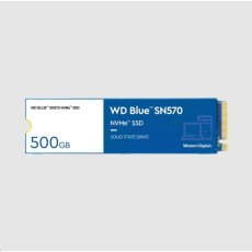 BAZAR - WD BLUE SSD NVMe 500GB PCIe SN 570, Gen3 8 Gb/s, (R:3500, W:2300MB/s)