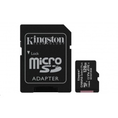 Kingston MicroSDXC karta 128GB Canvas Select Plus 100R A1 C10 Card + SD adaptér