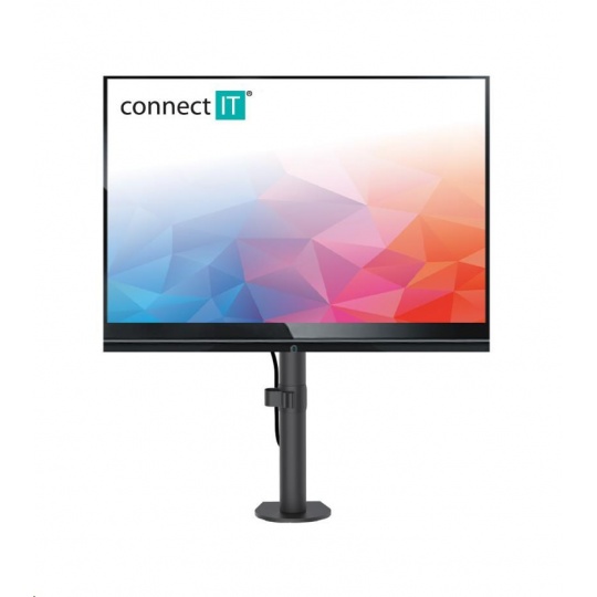 CONNECT IT SingleArm stolní držák na 1 monitor, ČERNÝ