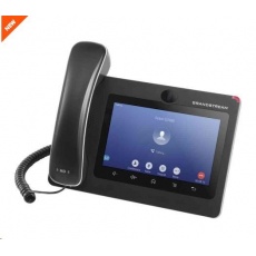 Grandstream GXV3370 [IP video-telefon s Androidem 7.0, PoE+, WiFi, 7" dotykové LCD, mini HDMI, SD card slot, USB]