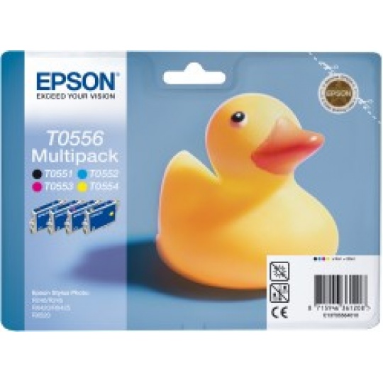 EPSON ink čer+bar Stylus Photo "Kachna" R240/R245/RX420/425/RX520 - CMYK multipack