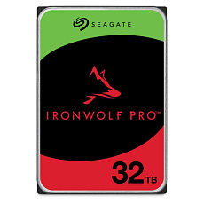 SEAGATE HDD 32TB IRONWOLF PRO, 3.5", SATA 6 Gb/s, 7200 RPM, Cache 512MB, CMR
